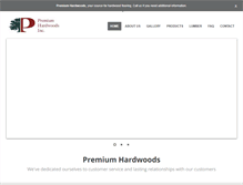 Tablet Screenshot of premiumhardwoodsinc.com